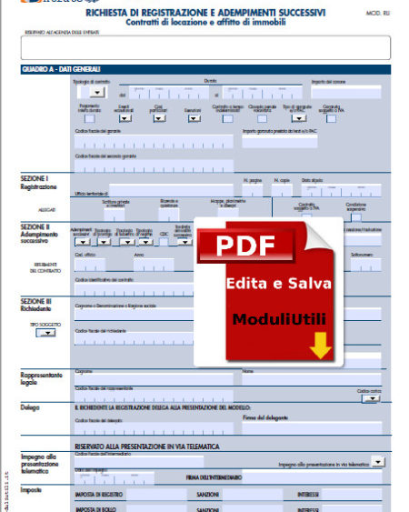 Moduli Editabili Professionali La Modulistica Editabile
